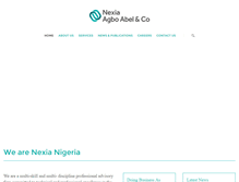Tablet Screenshot of nexianigeria.com